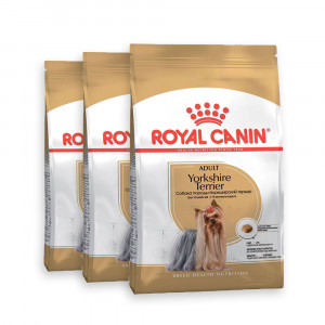 Т00008772*3 Корм для собак Yorkshire Terrier 28 для породы Йоркширский терьер старше 10 мес., птица сух.1,5кг (упаковка - 3 шт) ROYAL CANIN