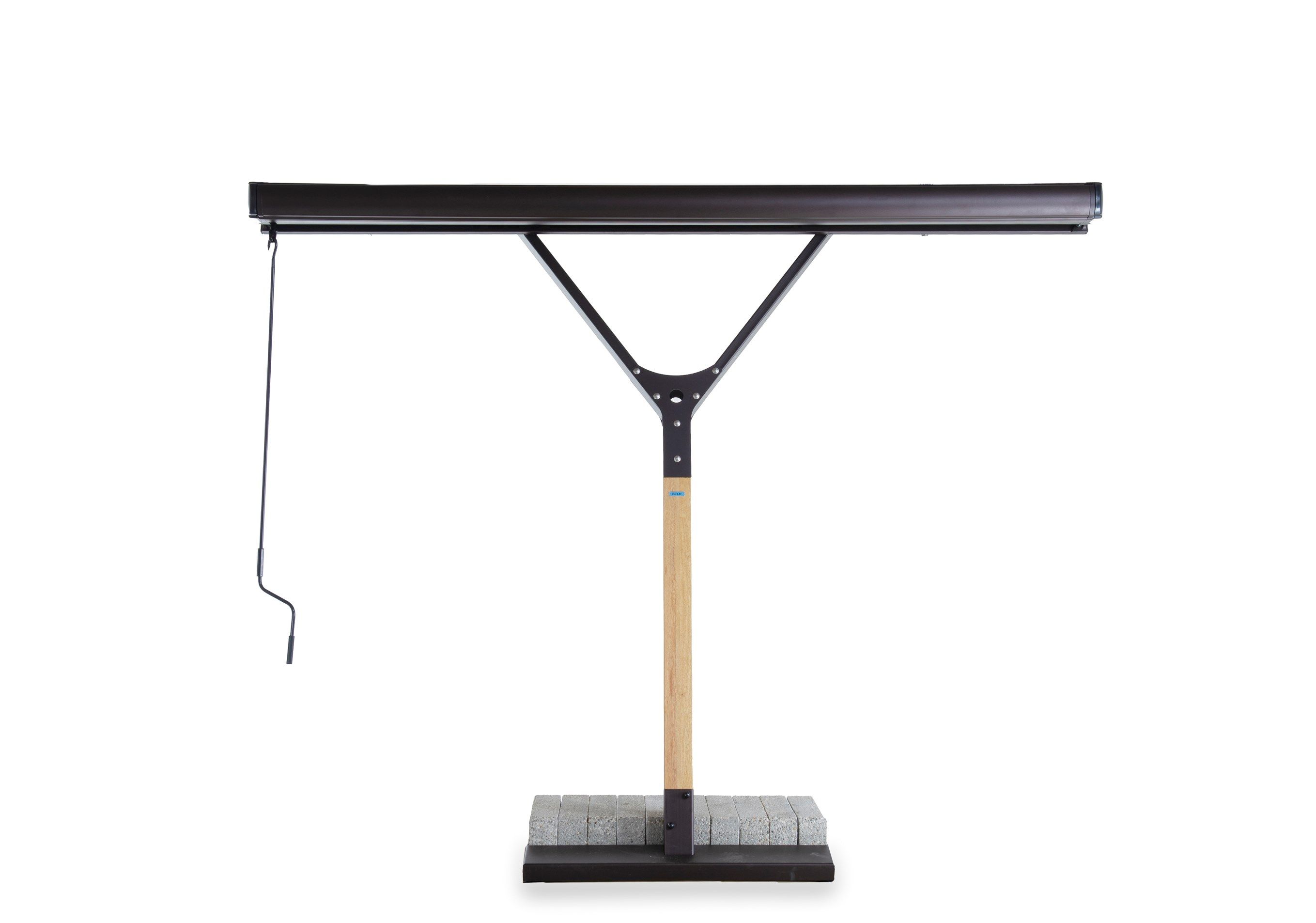 Прямоугольный зонтик из оцинкованной стали и ироко Unopiù Саленто ARCH-00057561 - Вид №9