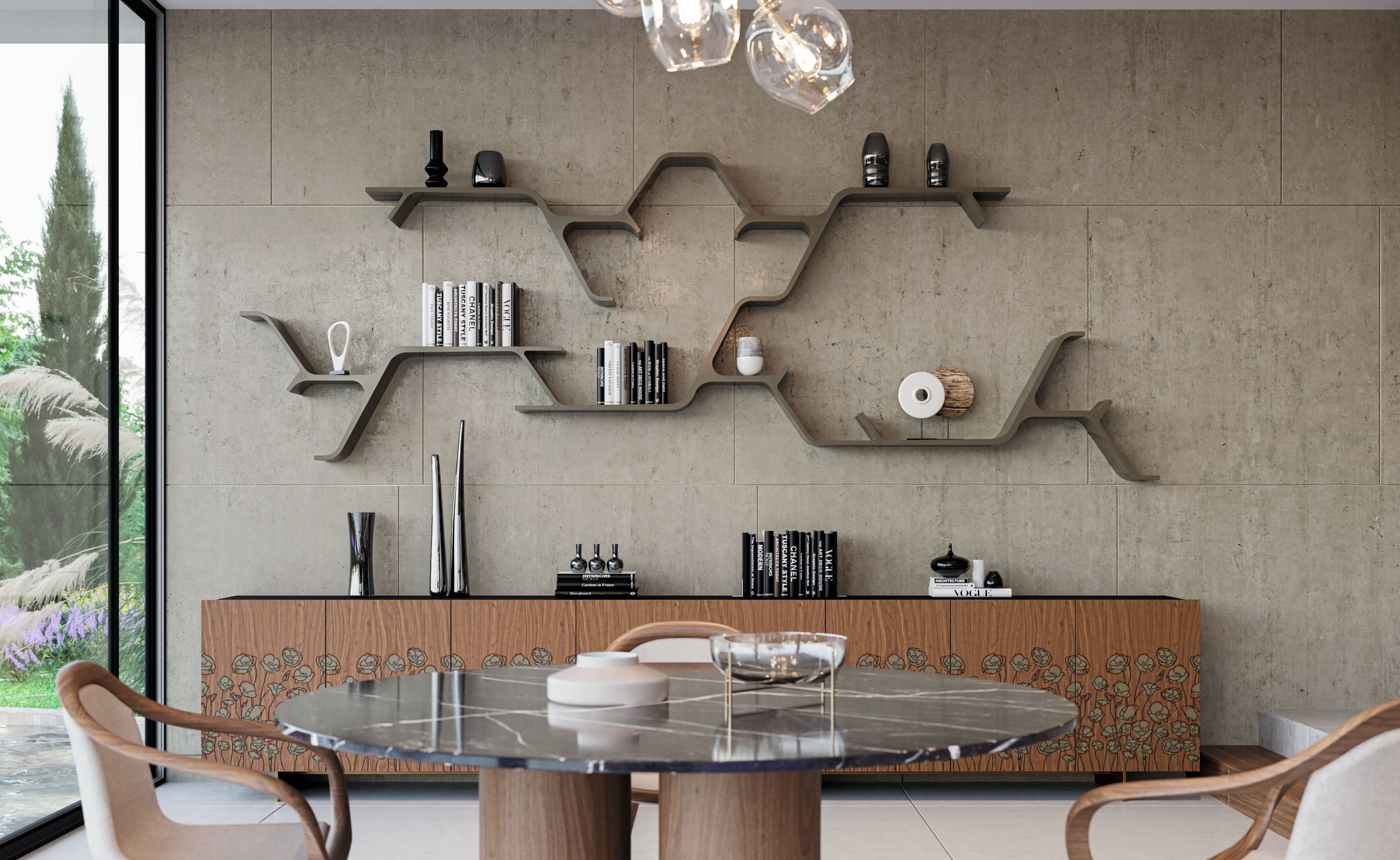 Деревянный шкаф с распашными дверями Casamania & Horm Le Jardin ARCH-00073415 - Вид №2