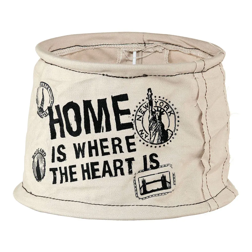 Абажур Eglo ø200 h140 мм, текстиль лен, цвет желто-серый STLM-2056625