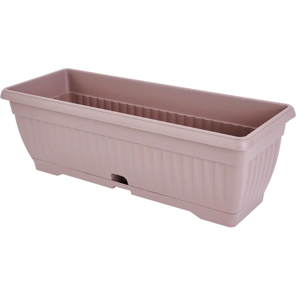Балконный ящик 19x16.5x50 см v15.7 л пластик мокко Santreyd STLM-2027625