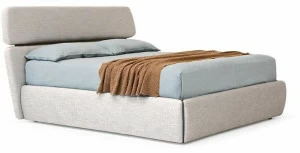 PIANCA Двуспальная кровать из ткани с высоким изголовьем