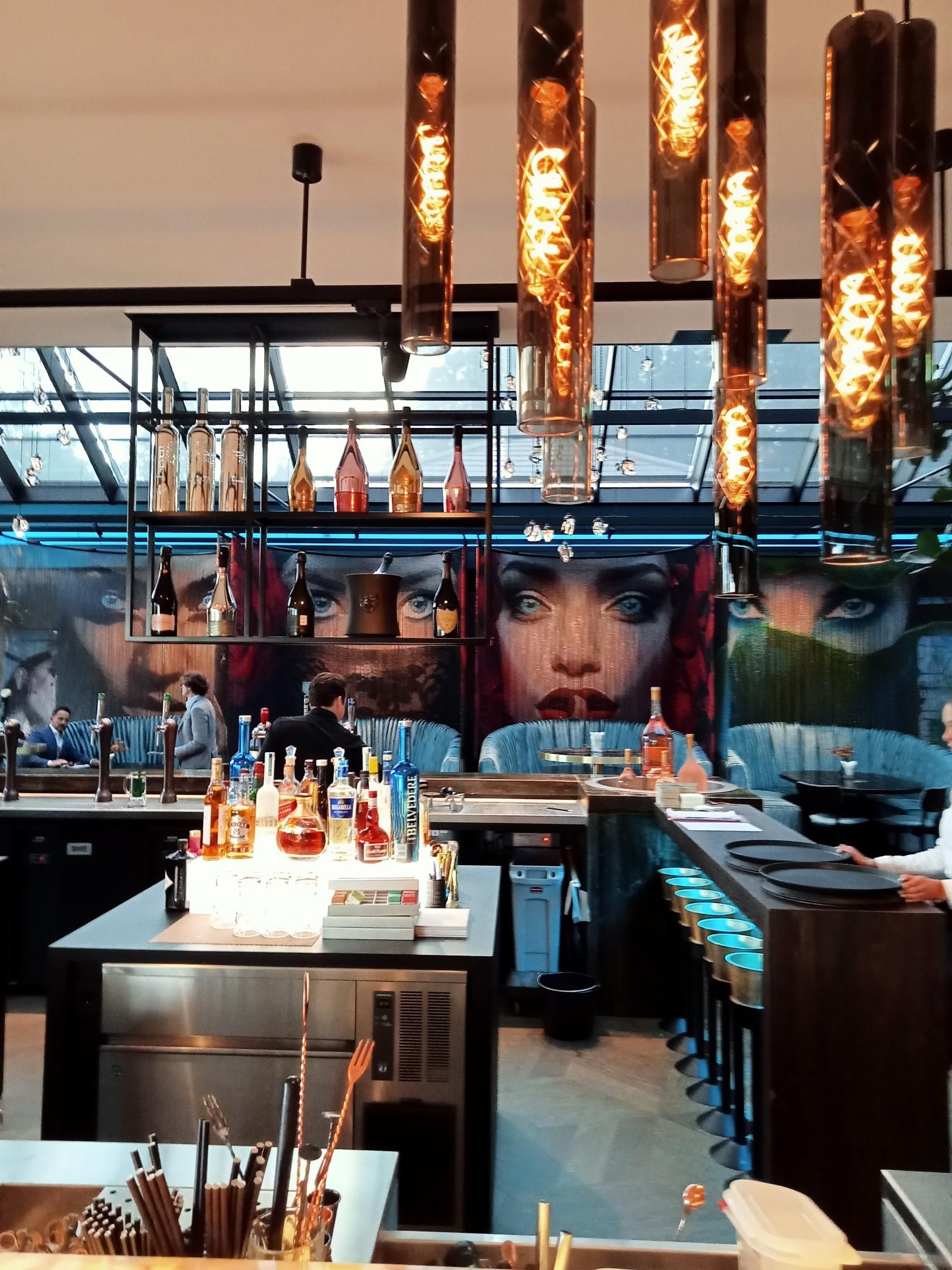 Алюминиевая проволочная палатка Kriskadecor SPACE DIVIDER - RESTAURANT ARCH-00050833 - Вид №24