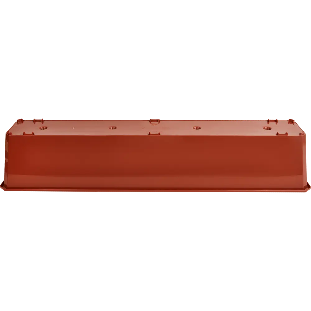 Ящик балконный Ingreen 80x17 h15 см v14 л пластик коричневый STLM-2056708 - Вид №3