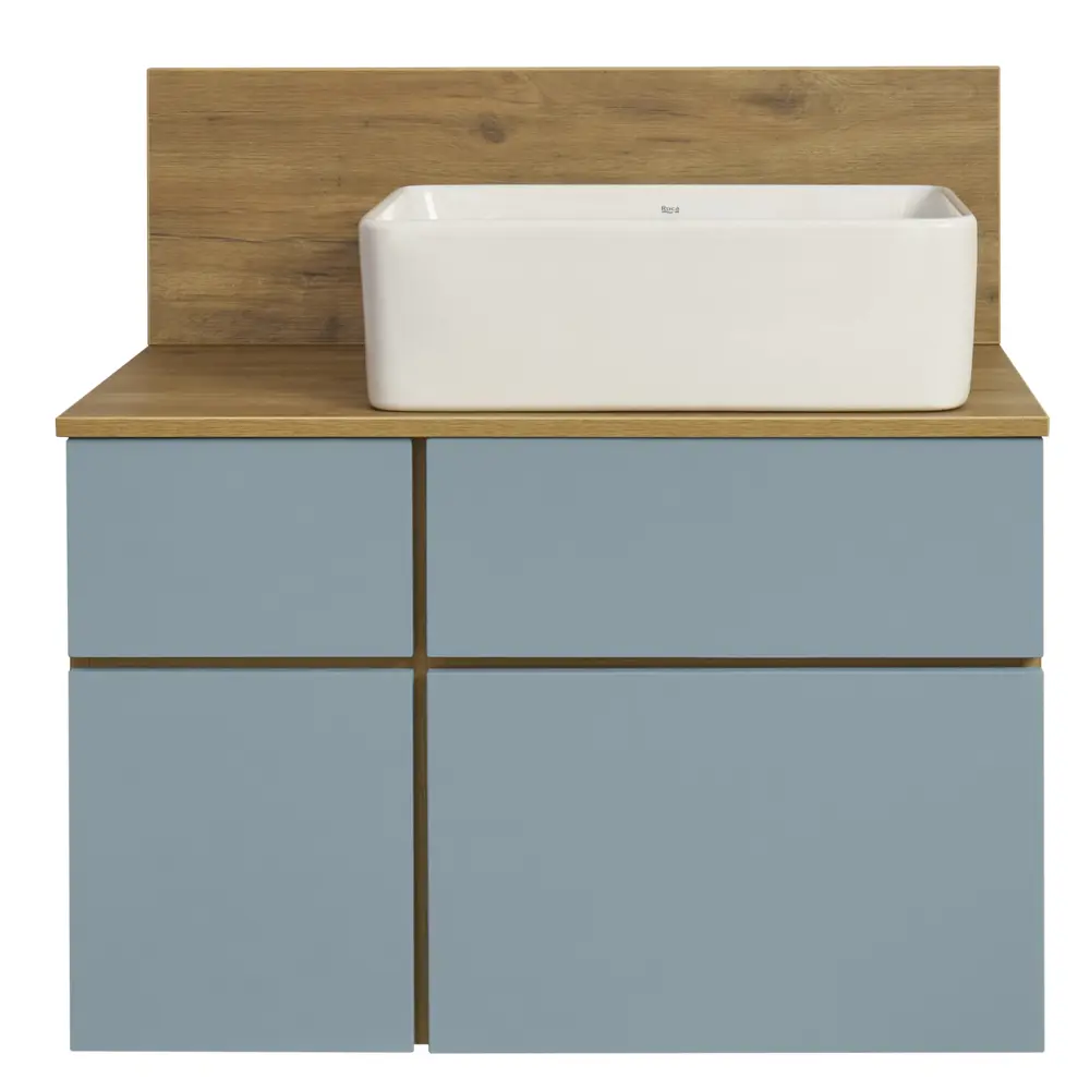 Тумба под раковину Aquaton Мишель 80 см, цвет дуб руст/фьорд STLM-2165215