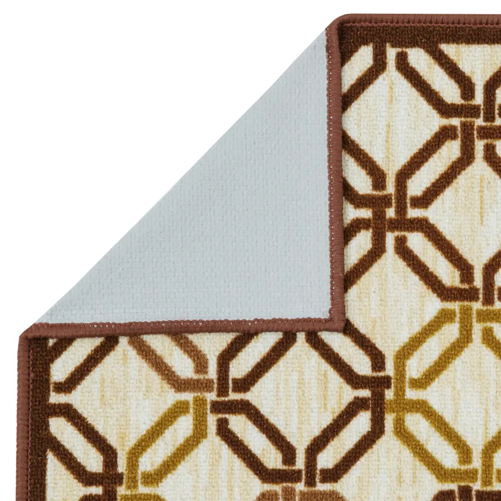 Коврик Стелла 104012 50х80 см нейлон цвет коричневый CTIM STLM-2192450 - Вид №3