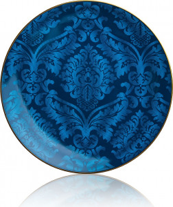 10626584 Haviland Тарелка подстановочная 32см "Дамасский узор" (синяя) Фарфор, Керамика