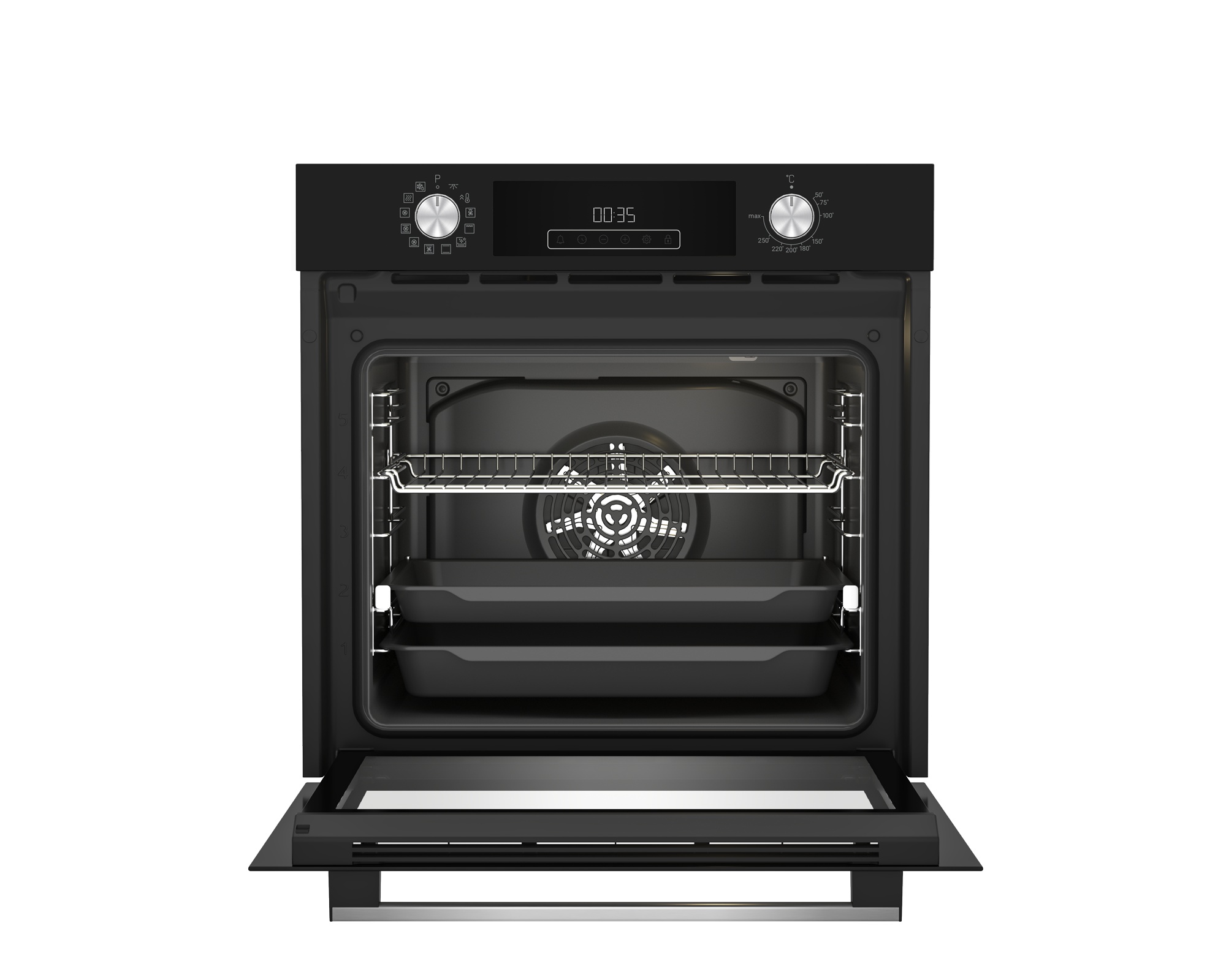 9241418 Электрический духовой шкаф Hotpoint HFE9 1231 JSH BL черный STDN-0060655 - Вид №1