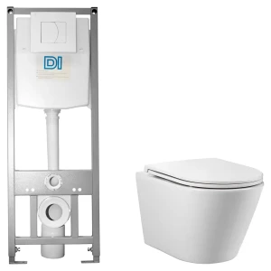 Комплект инсталляции Di с безободковым унитазом Aquatek Вега