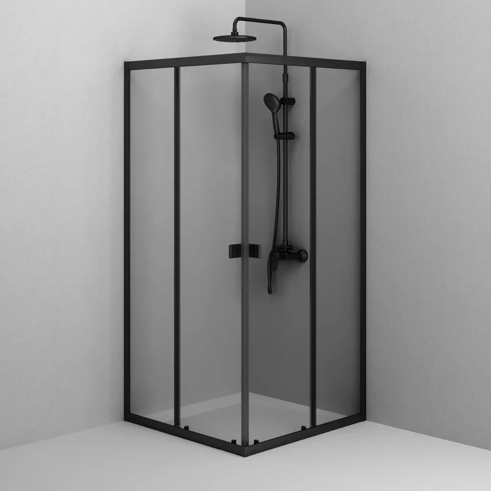 AM.PM Flash W9HG - Душевой уголок квадратный с раздвижными дверями 89369262 STLM-1565934 - Вид №6