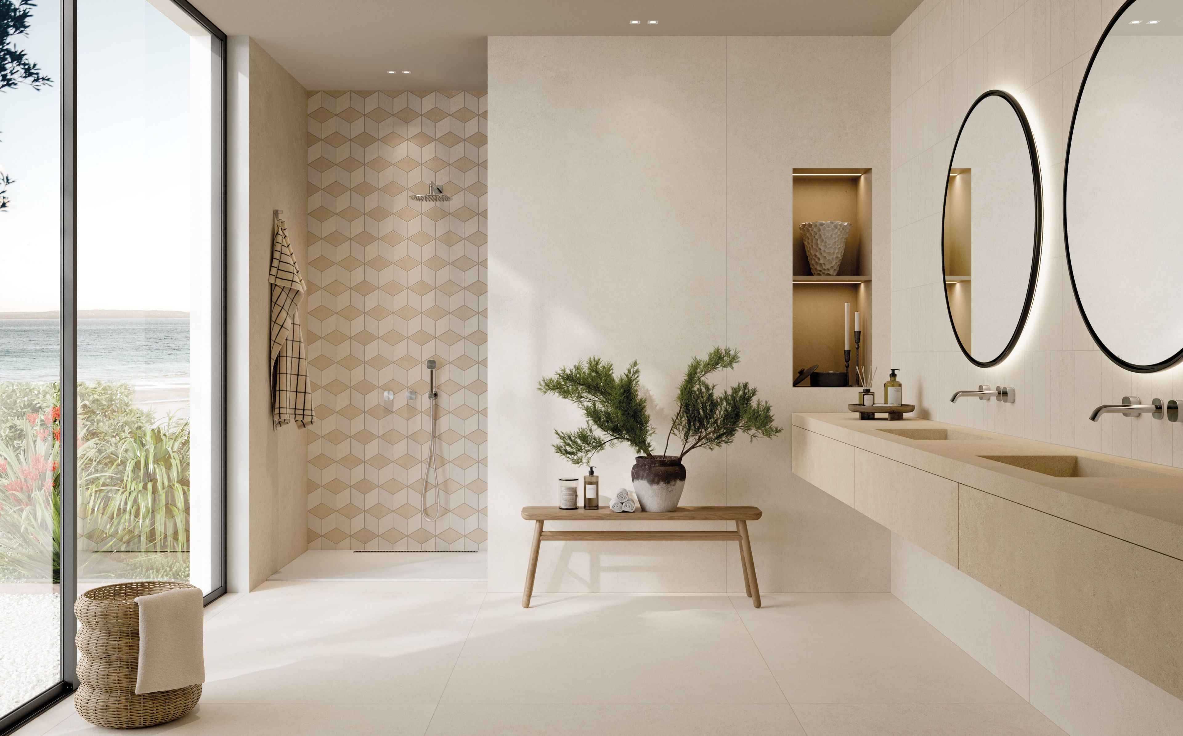 Пол / облицовка керамогранита с эффектом камня CERAMICHE KEOPE Grace ARCH-00008077 - Вид №4