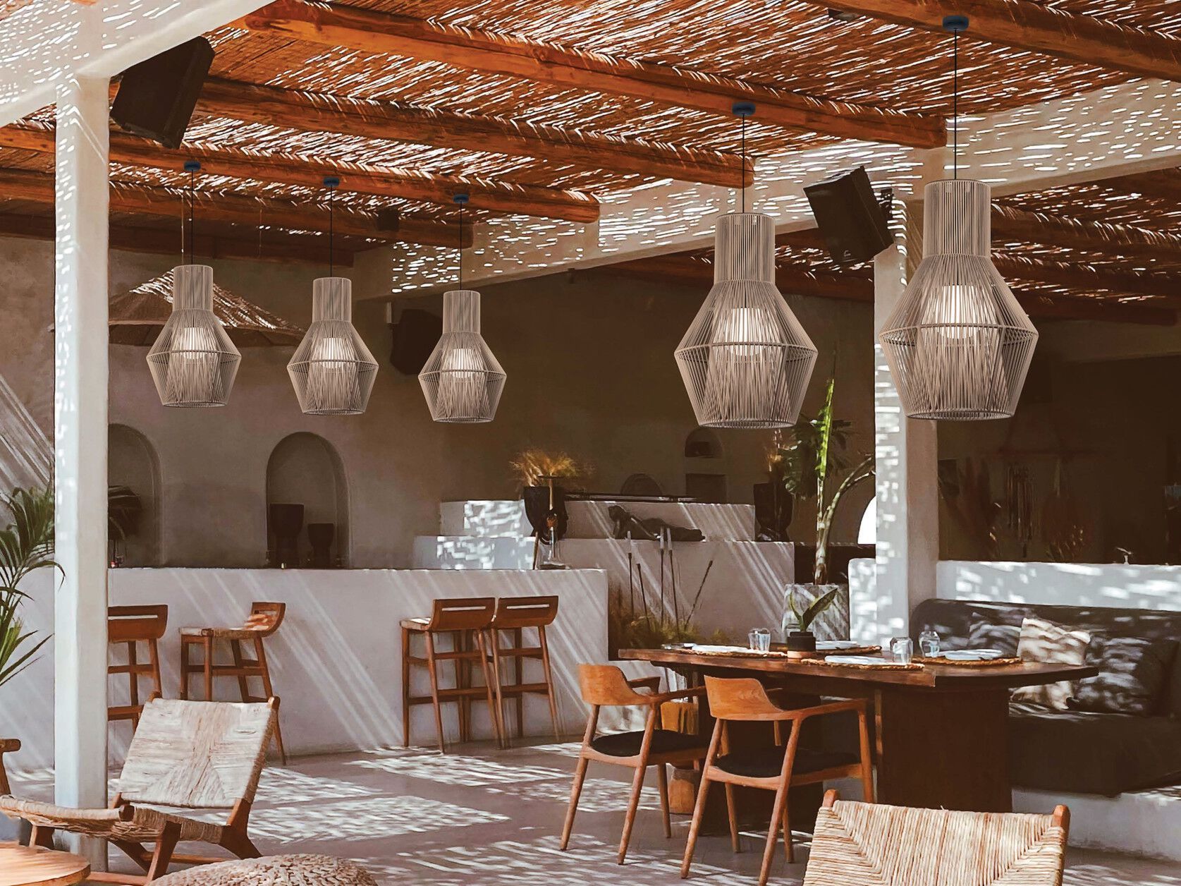 Открытый светодиодный подвесной светильник Olé Lighting Tina ARCH-00045284 - Вид №2