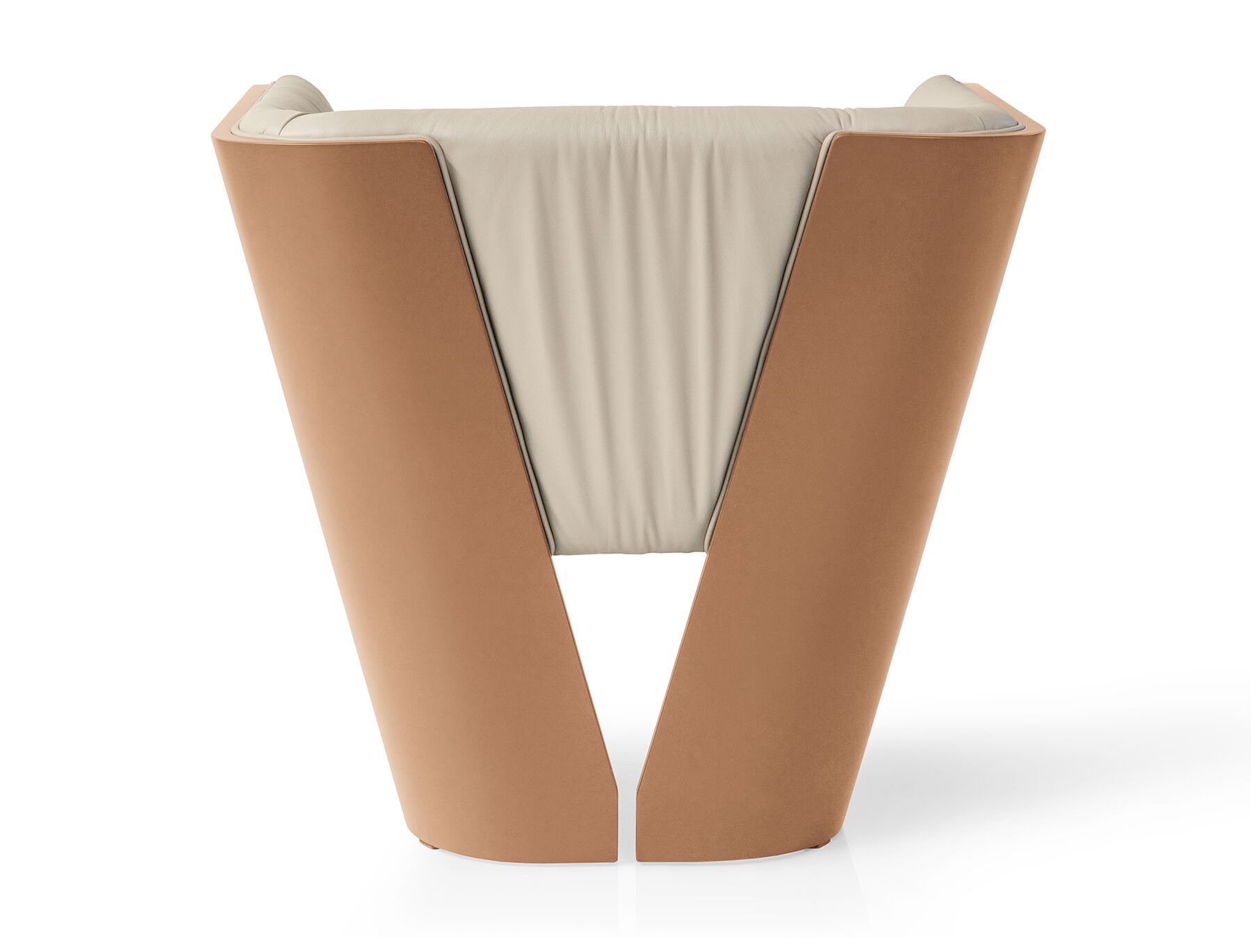 Кожаное кресло с подлокотниками Bizzotto Italia Нара ARCH-00129276