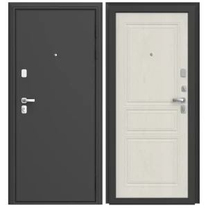 Дверь входная металлическая Премиум Плюс 89x205 см правая дуб белый