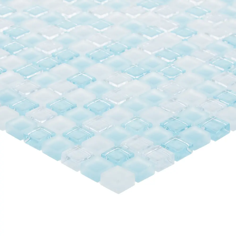 Мозаика Artens Glass 30х30 см, стекло, цвет голубой STLM-2182613 - Вид №1