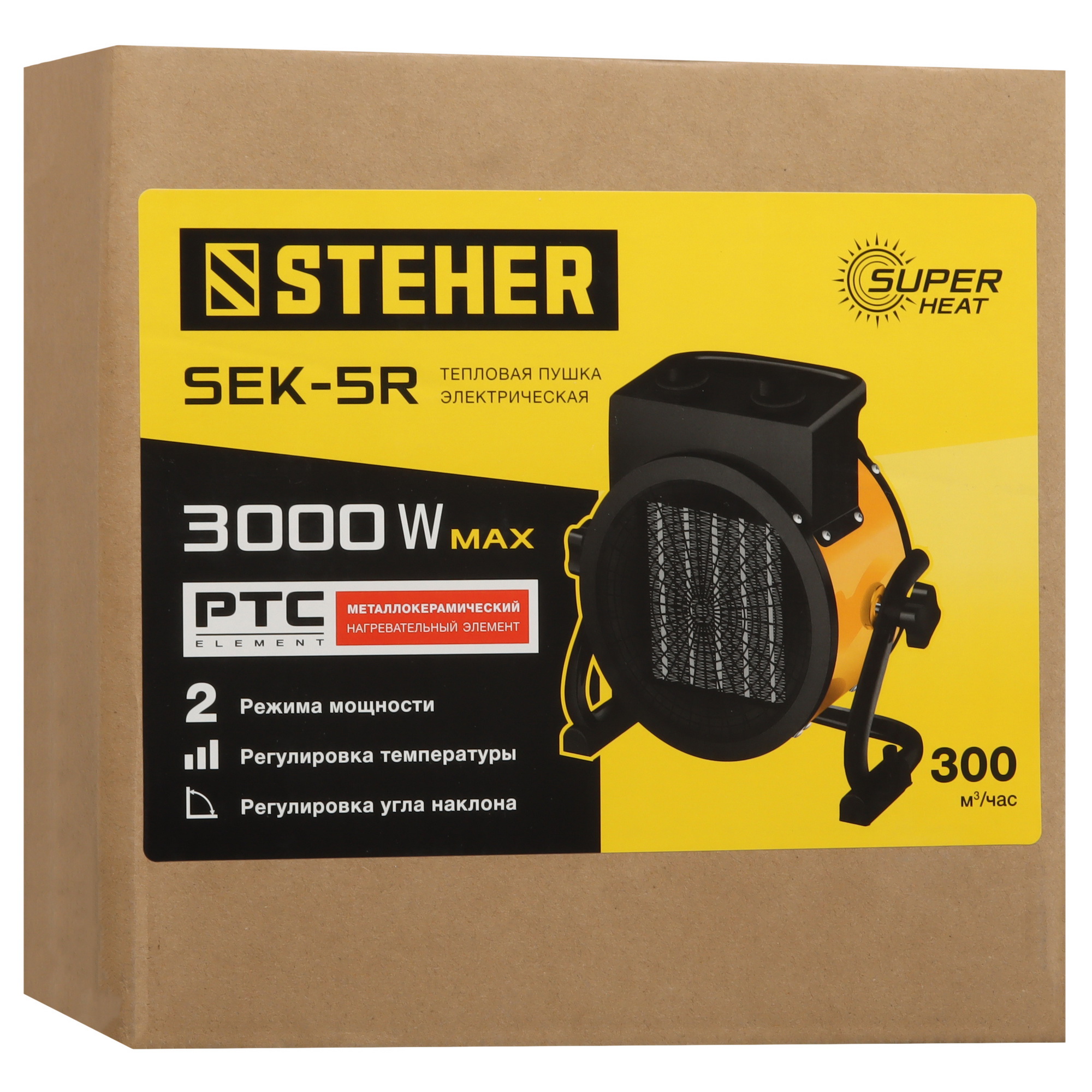 9107659 Тепловая пушка электрическая STEHER SEK-5R STDN-0110601 - Вид №9