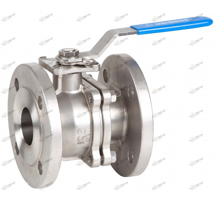 GENEBRE 2528 05 2 pcs full bore ball valve fire-safe design direct mounting for actuators ISO 5211.Flanges DIN PN -40 ≤ DN -50Flanges DIN PN -16 >DN -50 