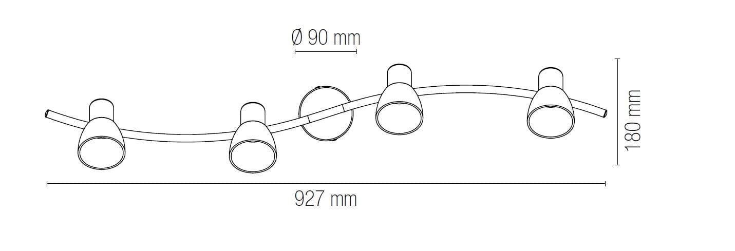 Регулируемая металлическая потолочная лампа Fan Europe Lighting INTEC ARCH-00056877 - Вид №2