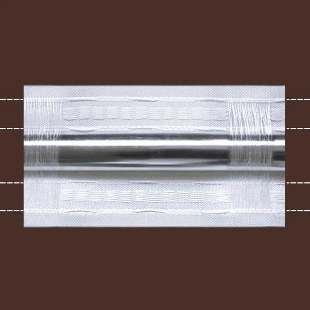 Собирающая тесьма для штор Р.9154Н цвет белый 50 м Santreyd STLM-2039246 - Вид №5