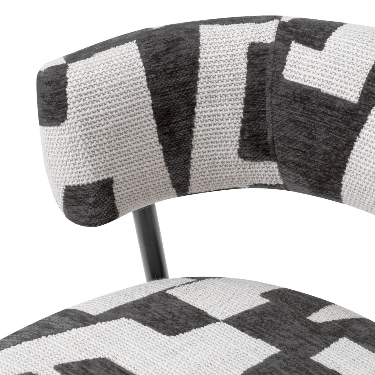 Высокий тканевый стул с подставкой для ног Eichholtz Folsom ARCH-00028365 - Вид №7