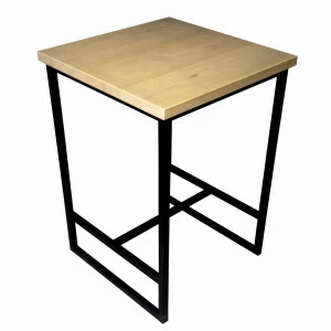 Обеденный стол деревянный "Геометрия" 3/4 АРШИНА  00-3974418 Бежевый;черный