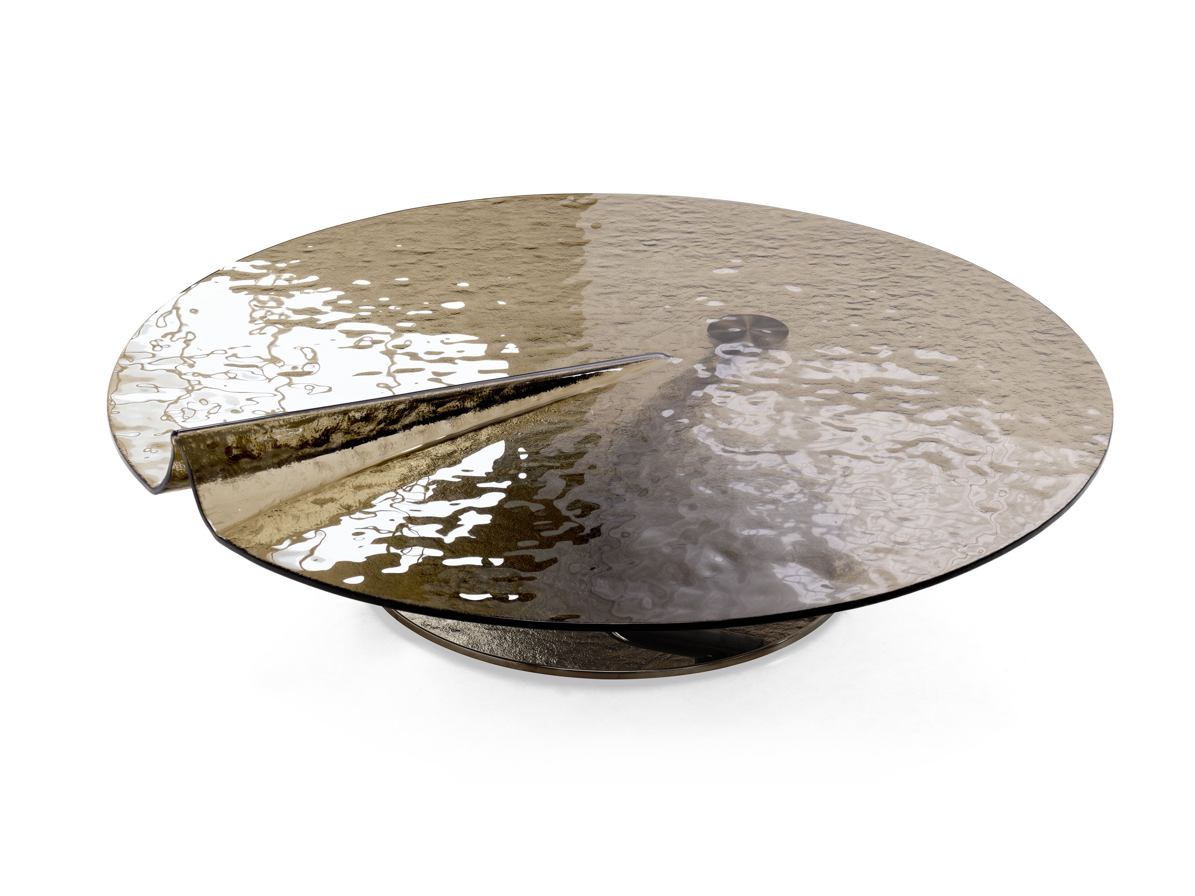 Стеклянный круглый журнальный столик Arketipo MAVERICK ARCH-00027396 - Вид №1