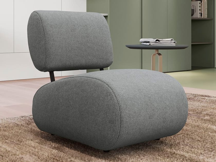 Тканевое кресло без подлокотников Febal Casa ANDY ARCH-00083965