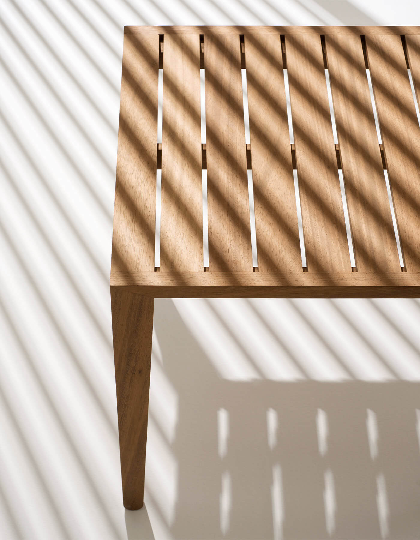 Квадратный садовый стол в ироко RODA Zania ARCH-00103040 - Вид №5