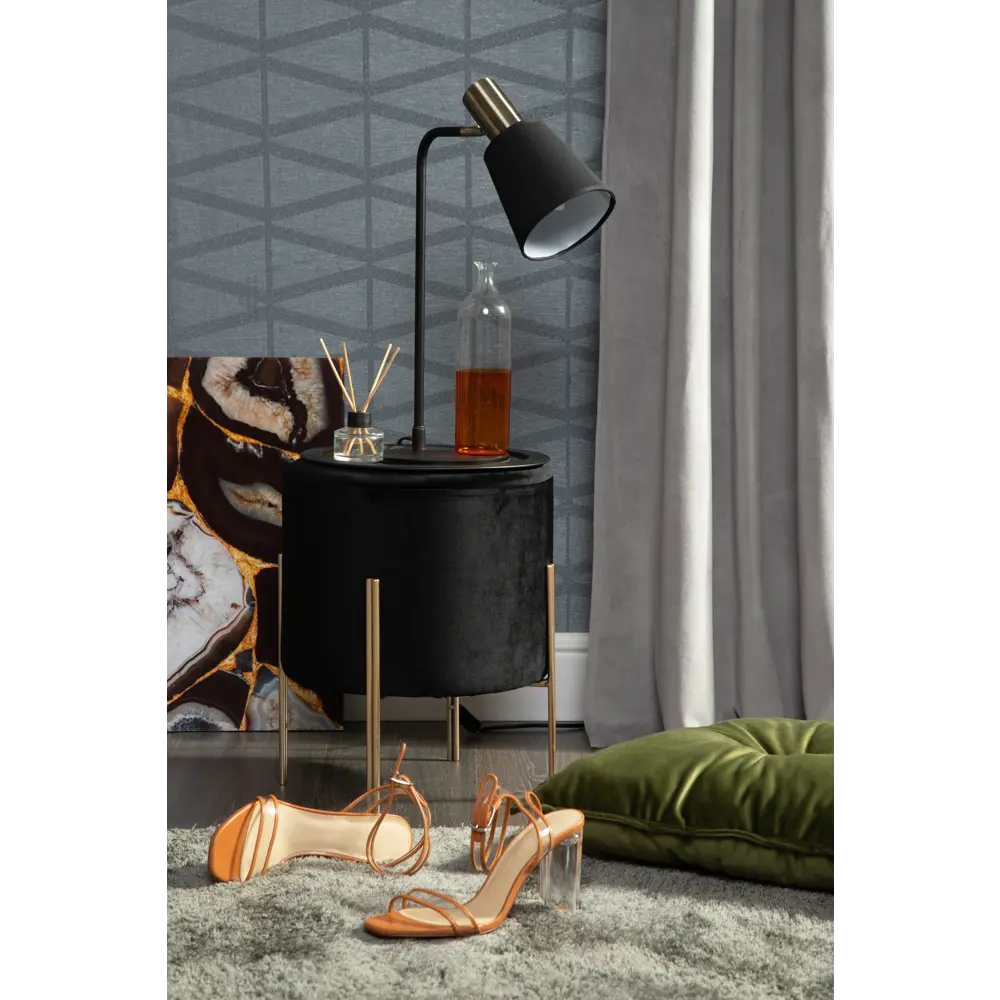 Табурет 340x400 мм цвет чёрный Atmosphera STLM-2180075 - Вид №5