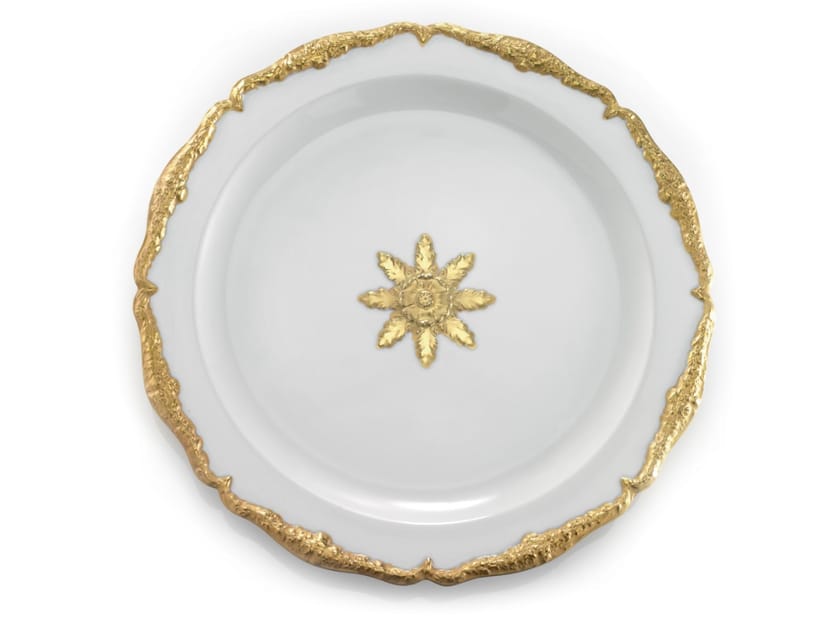 Фарфоровая сервировочная тарелка VILLARI Империя ARCH-00047864