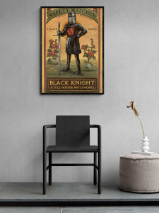 93721707 Постер Просто Постер Черный рыцарь 50x70 в подарочном тубусе STLM-0555915 ПРОСТОПОСТЕР