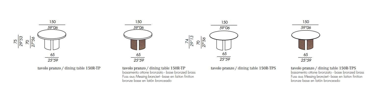 Круглый стол Meridiani ARCH-00066206 - Вид №5