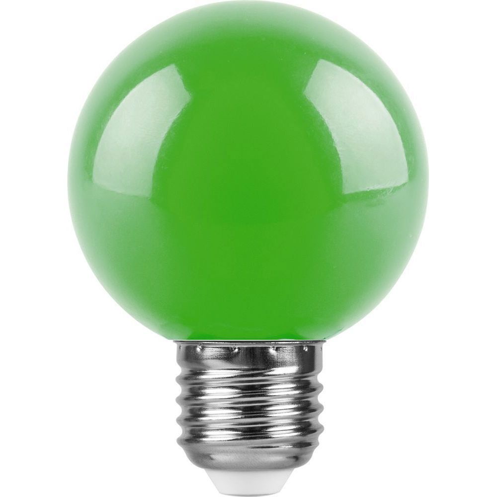 91268573 Набор ламп светодиодных LB-371 E27 3W зеленый свет 2 шт STLM-0529376 FERON