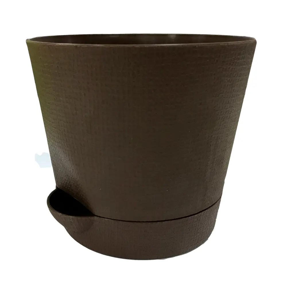 Горшок цветочный «Партер» D9, 0, 35л., пластик, Коричневый ТЕК.А.ТЕК STLM-2190929