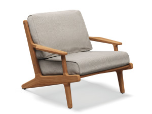 Тканевое садовое кресло с подлокотниками