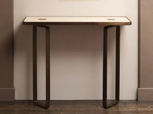 OFFICINACIANI Прямоугольный деревянный консольный стол в современном стиле Domino Hf2076co