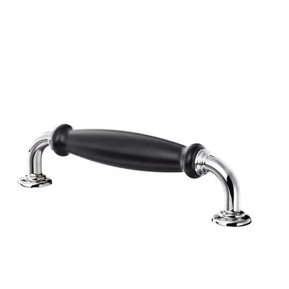 Ручка-скоба Inspire Виви для мебели 128 мм, черный хром 87835206 STLM-1007342