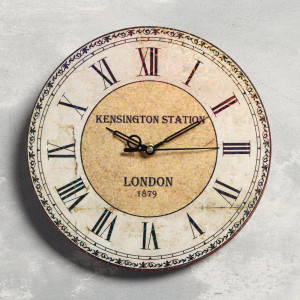 90352142 Часы настенные "Лондон" плавный ход 23.5х23.5 см STLM-0196737 SIMALAND