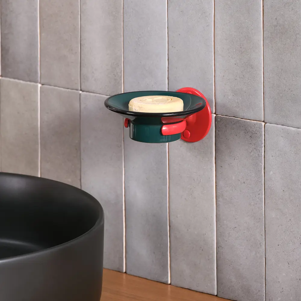 Мыльница Moroshka Trud керамика цвет зелено-красный STLM-2195279 - Вид №12