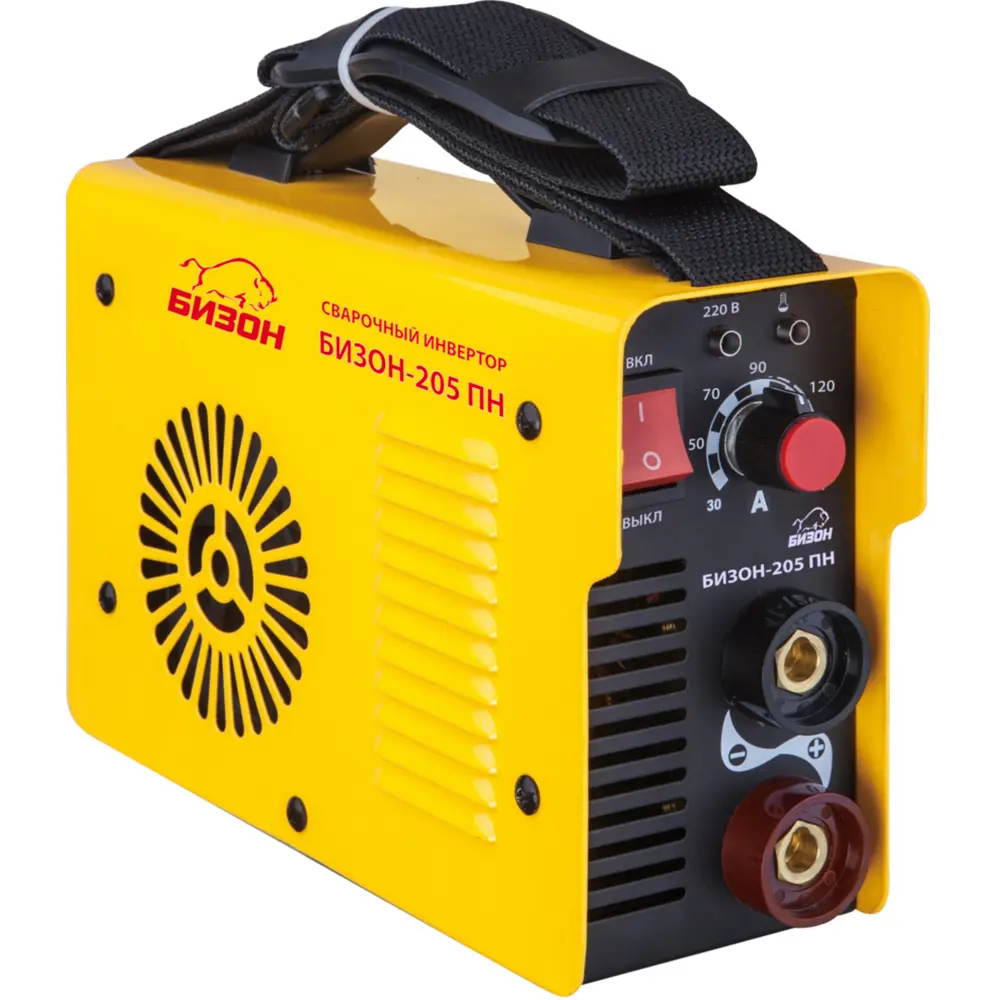 Сварочный аппарат инверторный Бизон БИЗОН-205ПН, 200 А, до 4 мм STLM-2029026