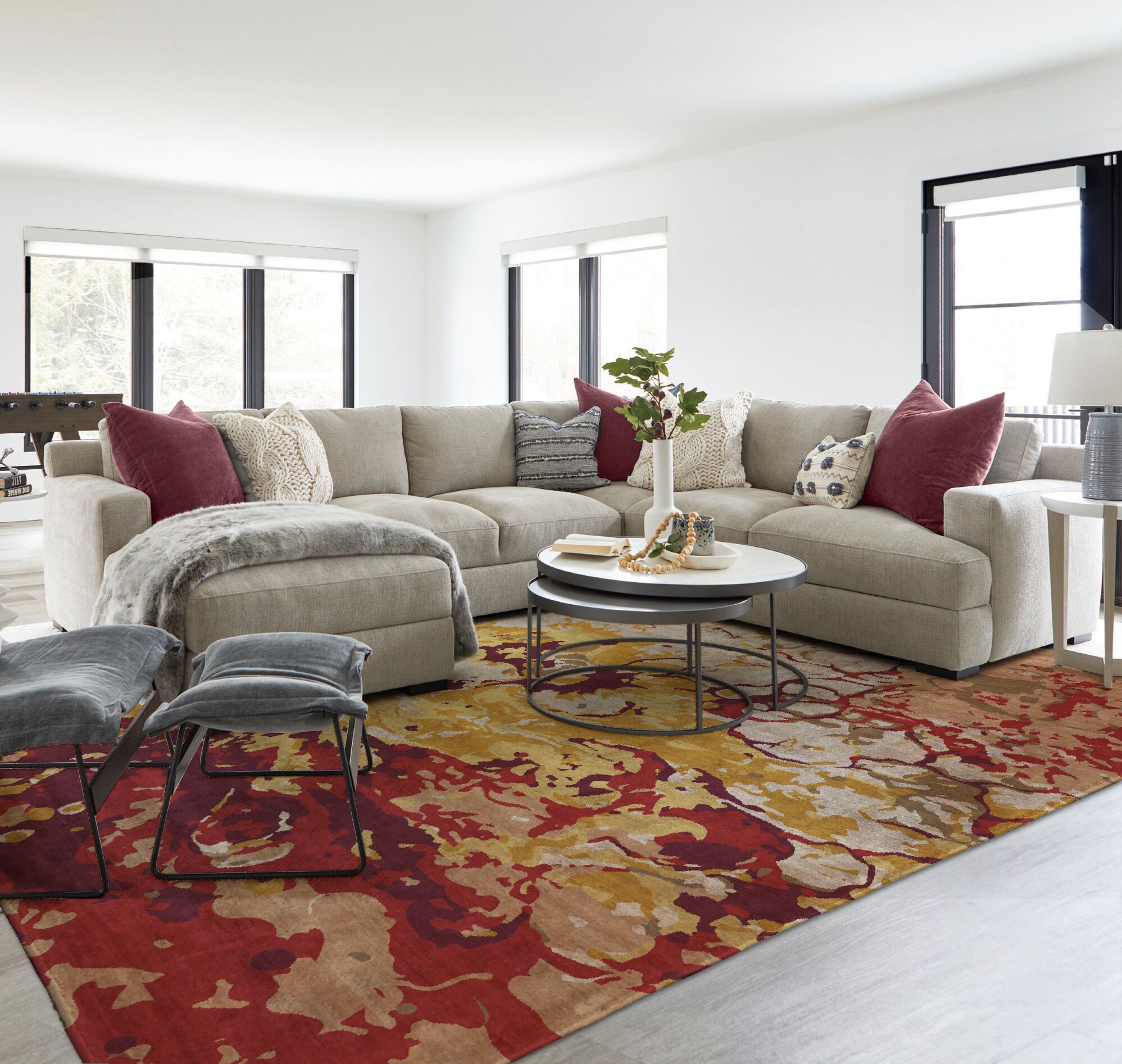 Прямоугольный ковер с длинным ворсом Ademi Exclusive ARCH-00109107 - Вид №4