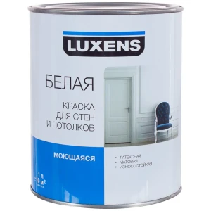 Краска водно-дисперсионная Luxens цвет белый 1 л база 1
