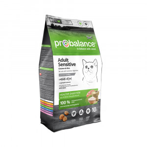 ПР0059579 Корм для кошек Sensitive курица с рисом сух. 10кг PROBALANCE