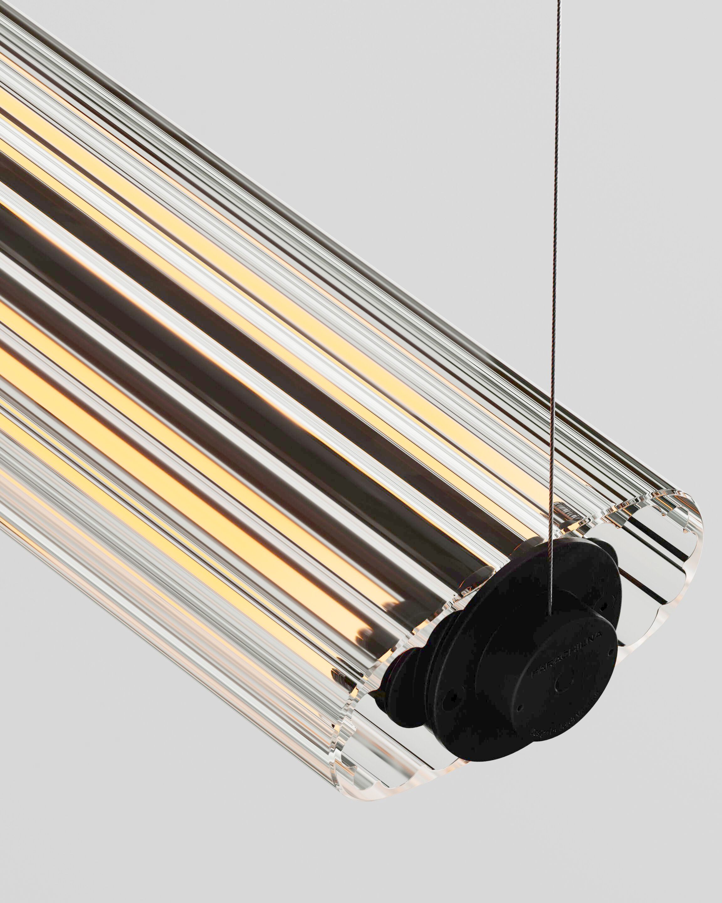 Стеклянный светодиодный подвесной светильник PARACHILNA B15 ARCH-00110929 - Вид №1