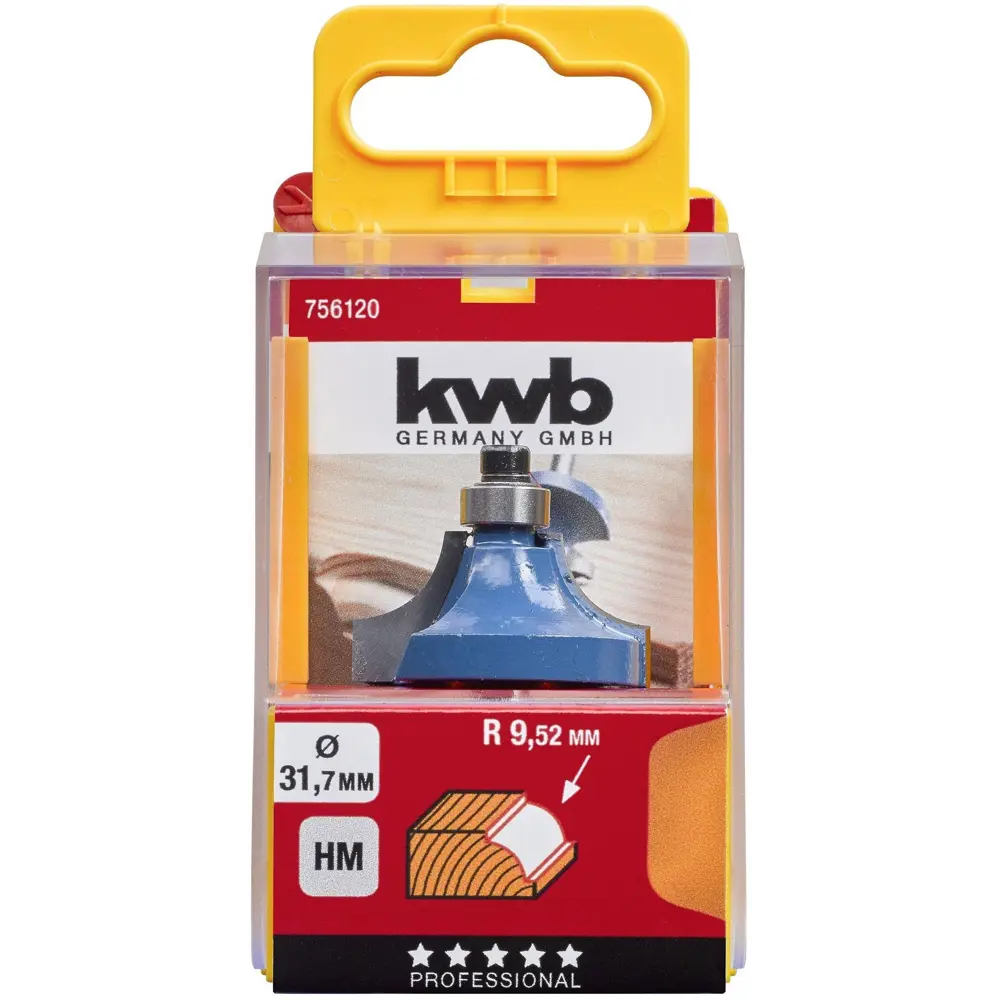 Фреза кромочная KWB 756120 31.7 мм хвостовик 8 мм STLM-2127761 - Вид №1