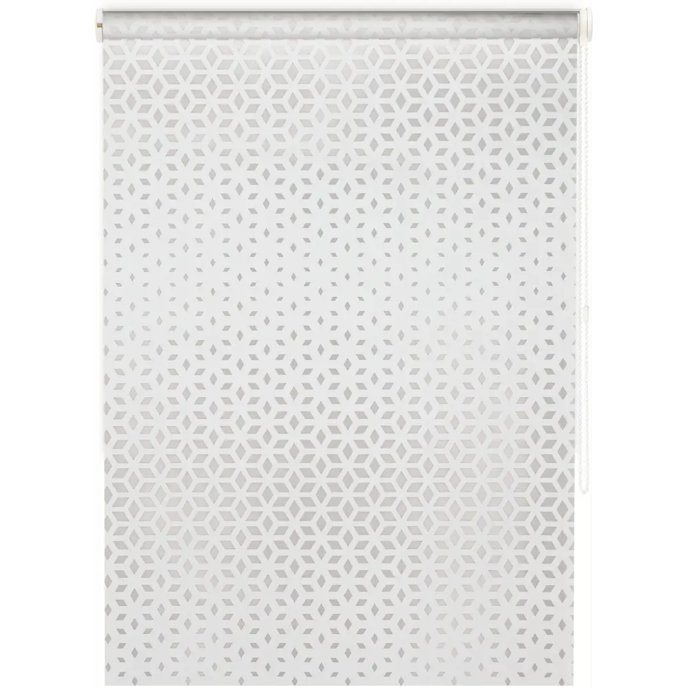 Штора рулонная Мозаика 50x160 см белая MIAMOZA STLM-2015980