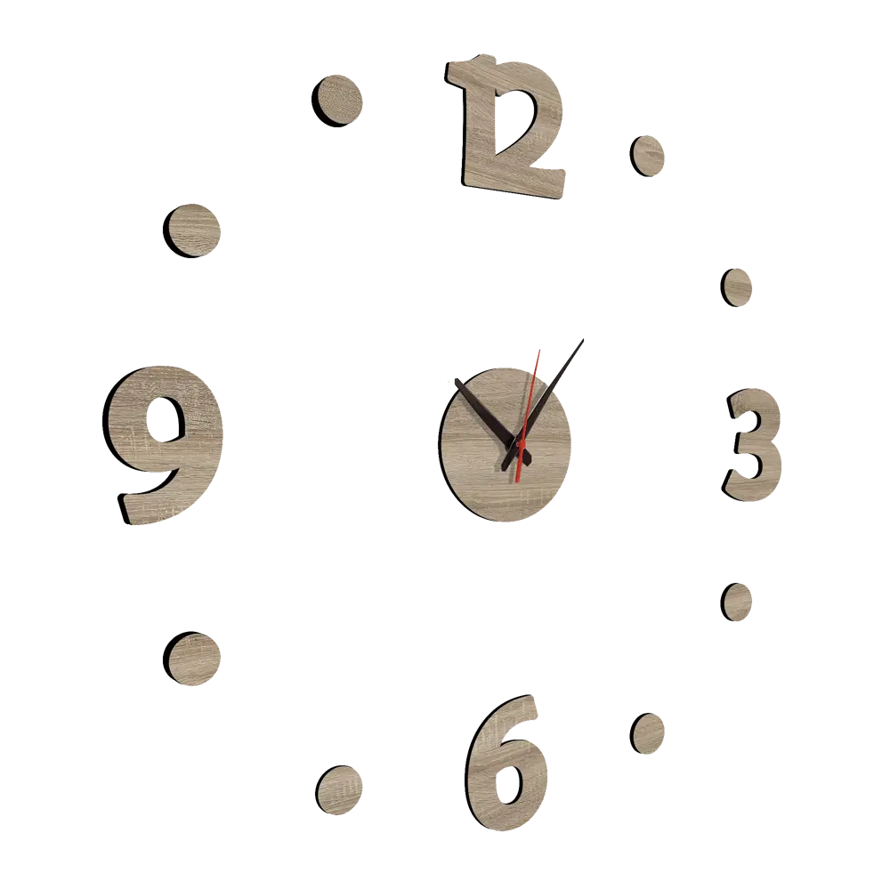 Часы настенные 70-80D дуб 83428704 STLM-2204877 Santreyd - Вид №2