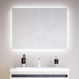 91190807 Зеркало для ванной 80 V Д LED SD-00001188 с подсветкой 80х60см Фоссо STLM-0513735 COROZO