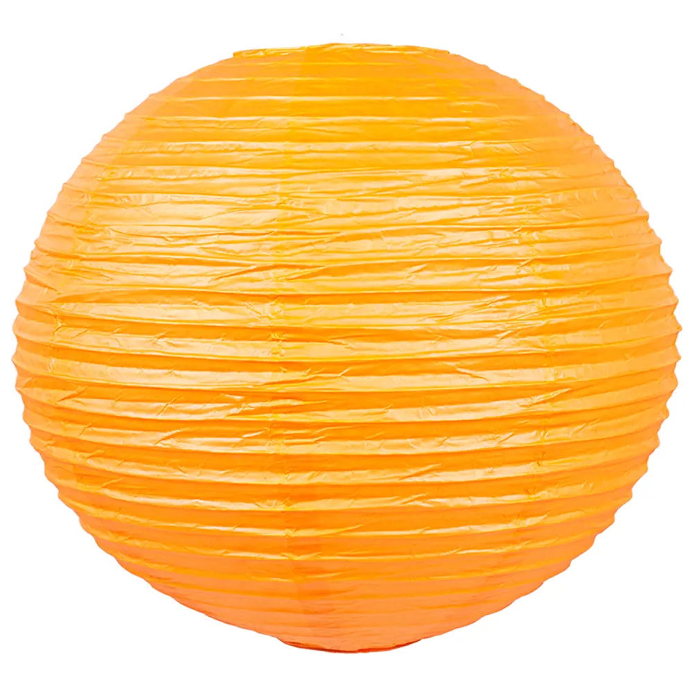 Абажур Baoji 40 см, бумага, цвет оранжевый металлик INSPIRE STLM-2004763