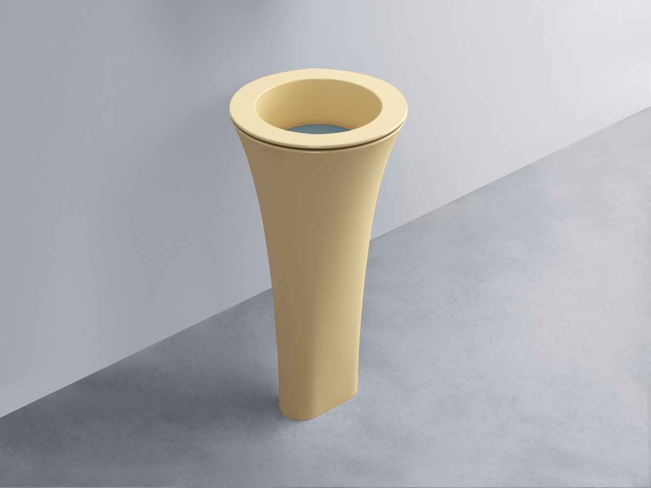 AMLA45-CN+AMPILT-PL+AMCOLT-CN Раковина Amedeo Tondo отдельностоящая cielo Enjoy + Amedeo Ceramica Cielo